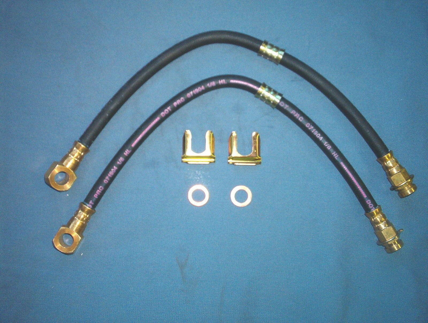 Chevy Camaro Nova Pontiac Brake hose Set 2 hoses 1969-72 Made in USA