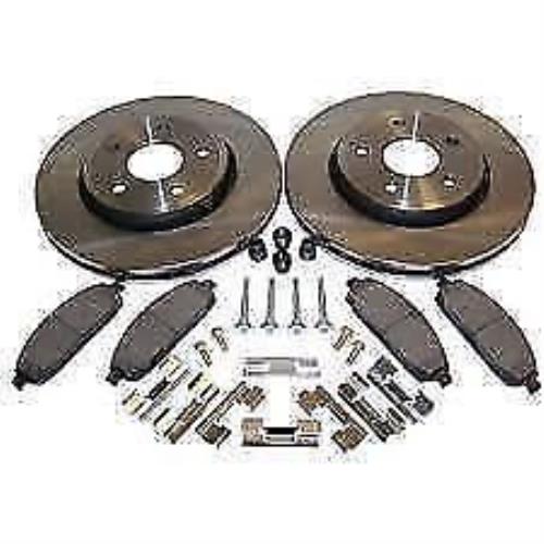 Toyota Prius brake pad rotor Kit 2004-2009 Front with ceramic pads & hardware