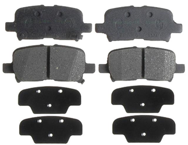 Disc Brake Pad Rotor Kit Honda Pilot 2003-2008 REAR CERAMIC Pads Rotors Hardware