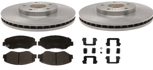 Ford Transit Connect brake kit Ceramic pads rotors hardware 2010-2013 Front