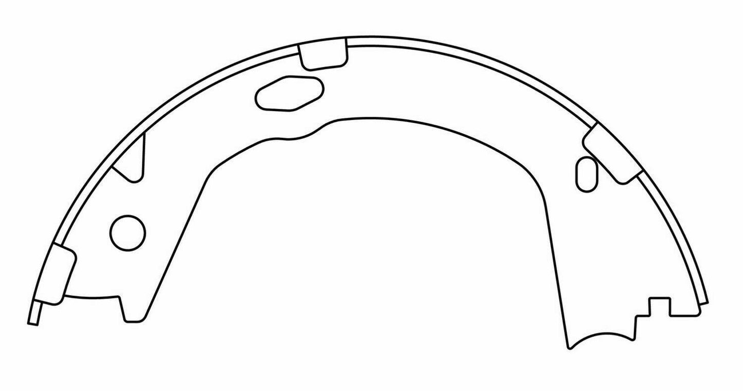 Parking brake shoe and spring kit fits Sonata and Optima 2011-2015 also Azera