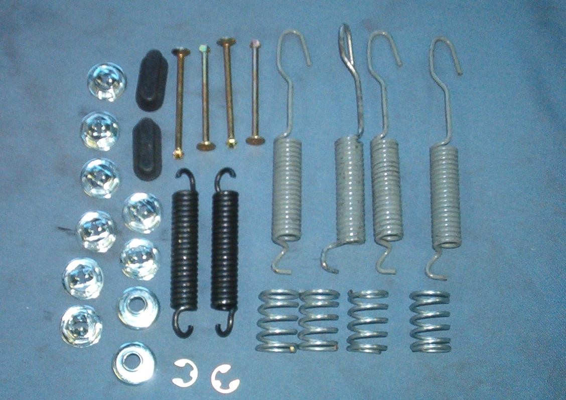 Brake Shoe Drum Wheel cylinder Spring Adjuster Chevrolet 1955 1956 1957 FRONT