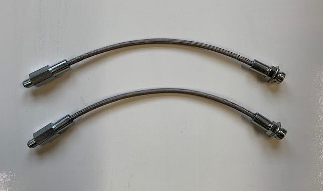 Brake Hose kit Fits Camaro Chevy II 1969 All 3 hoses Steel Braided Made in USA