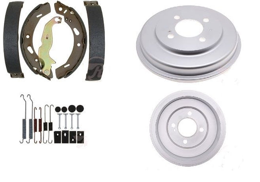Brake Shoe Drums and Spring Kit Fits Ford Fiesta 2011-2019 REAR