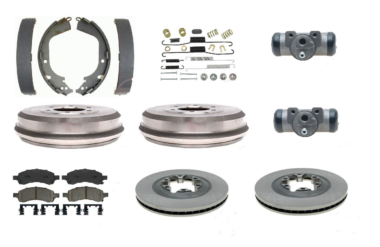 Disc Pad Rotor Brake shoe spring Drum Chevrolet Colorado GMC Canyon 2009-2012