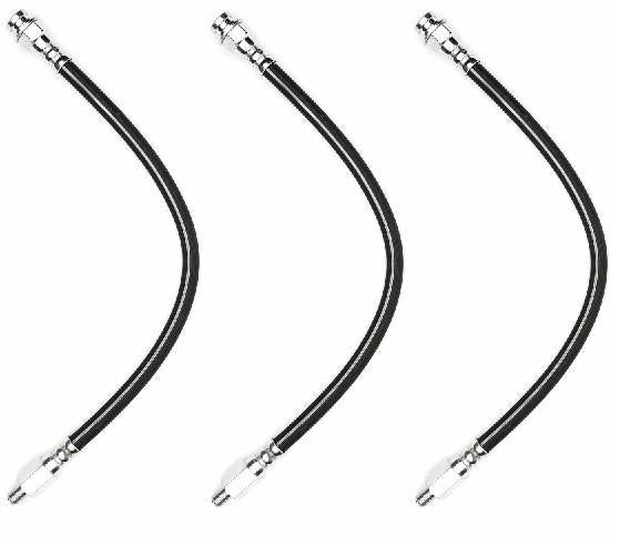 Ford Mustang Falcon Ranchero 1960-1964 FRONT and REAR 3 Brake hoses made in USA