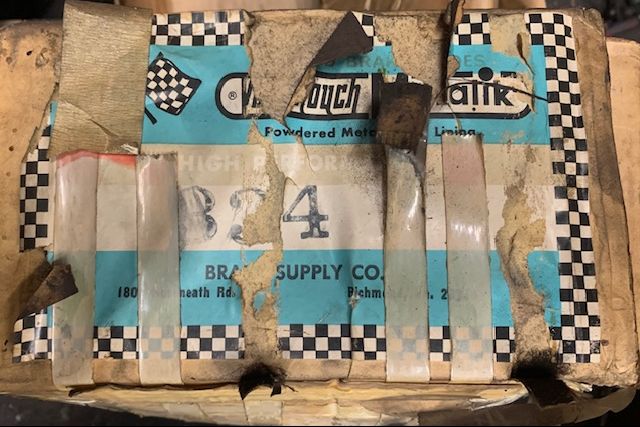 Velvetouch Metallic brake shoe Dodge Plymouth 1965-1978 REAR 11 x 2 part # 334