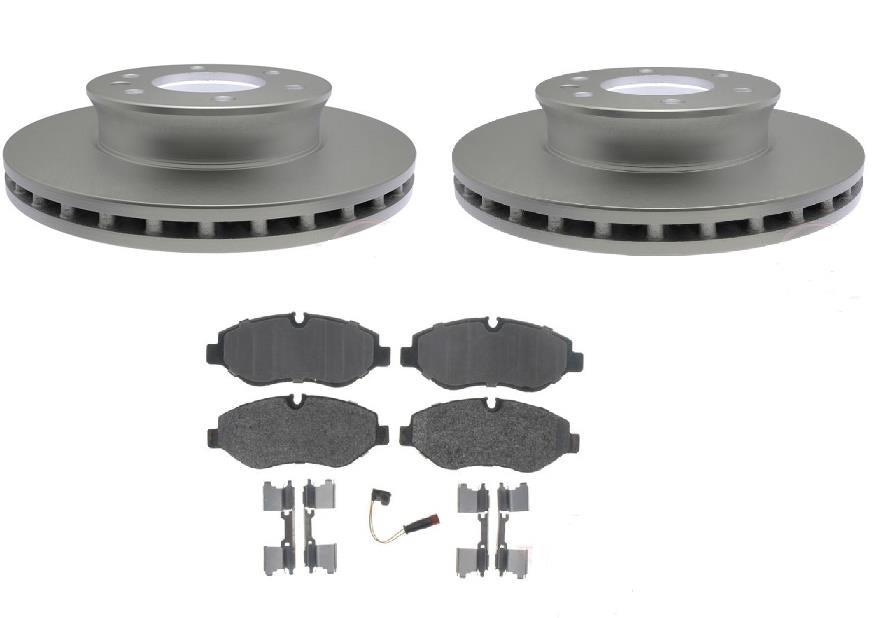 Front Brake Pad Rotor hardware & sensor Fits 2007-2020 Sprinter 2500