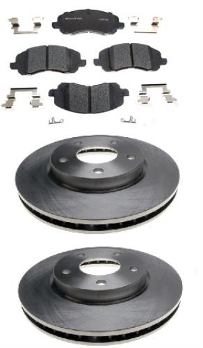 Disc brake kit Fits Jeep Compass Patriot 2007-2016 Ceramic pads rotors hardware