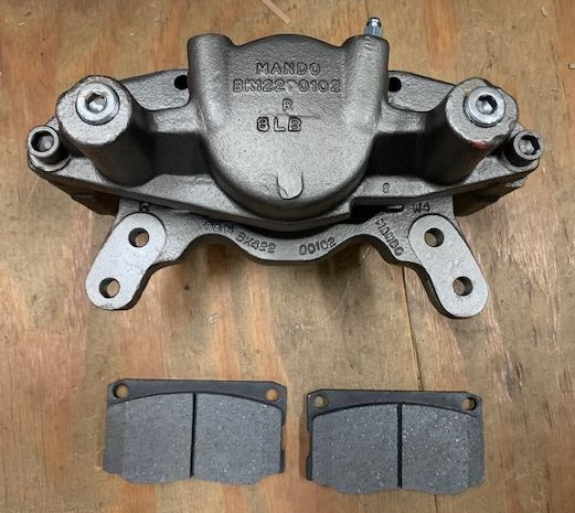 Brake Caliper Remanufactured Fits BERING Truck LD15A 1999 2000 2001 Front