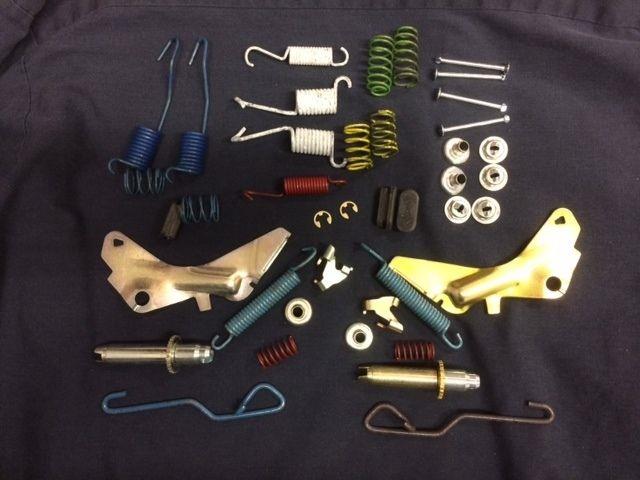 Rear brake spring and adjuster kits Chevy Camaro Nova Chevelle 1964-1978