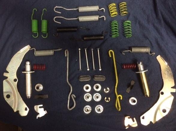 Front spring and self adjuster kits Chevrolet Full Size passenger car 1963-1970