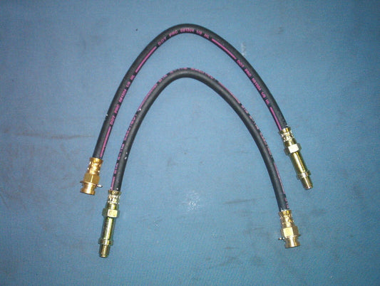 Brake hose set 2 hoses Chevrolet Corvette front 1963-1982 Made in USA