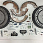 65-75 GM Rear Drums Shoes Hardware Wheel Cylinder Brake Rebuild Kit Set
