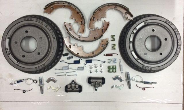 65-75 GM Rear Drums Shoes Hardware Wheel Cylinder Brake Rebuild Kit Set