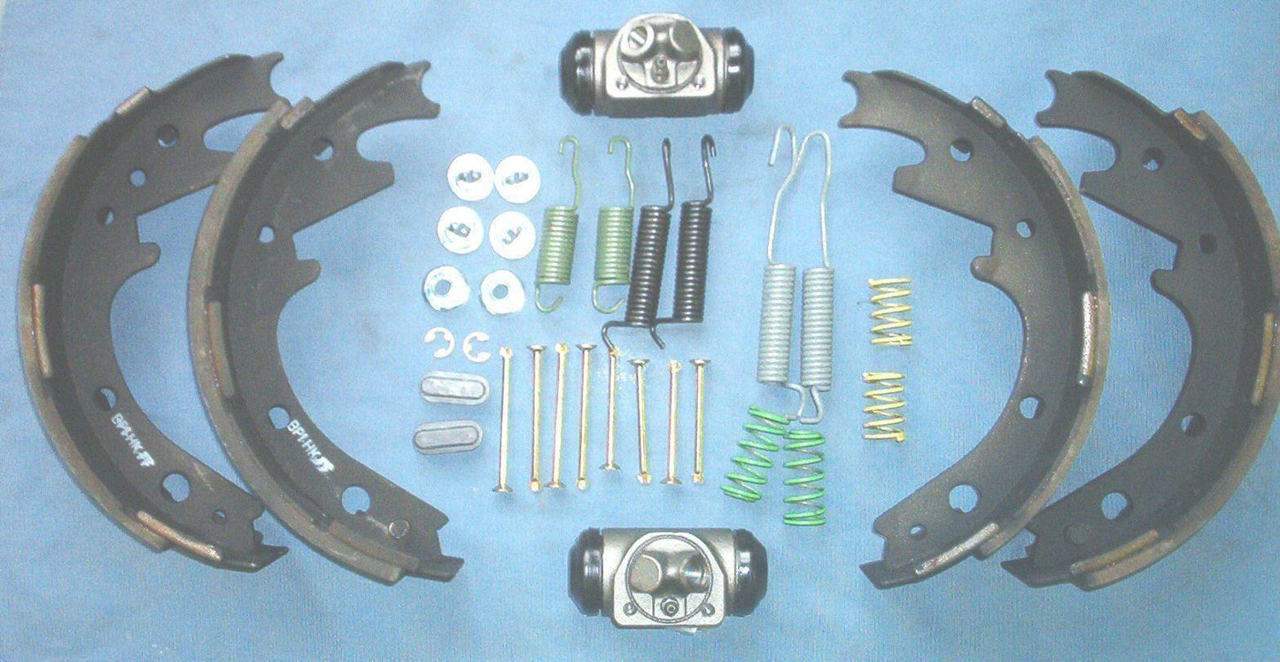 Ford Bronco Brake shoe kit Rear also E100 1966-1975 with shoes cylinders springs