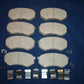 Brake pads with hardware Fit Mitsubishi Fuso FE  Model FE639 1995-2004