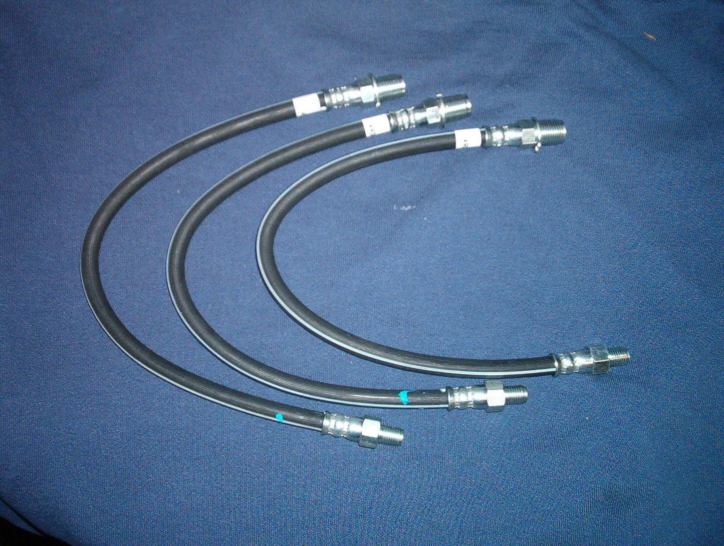 Dodge brake hose 1936 1937 1938  Front and rear - 3 hoses Made in USA