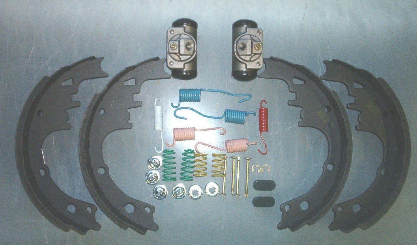 Brake shoe kit Buick Oldsmobile 1964-1975 9 1/2 inch w/ cyl & spring kit REAR