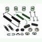 Brake shoe w/ wheel cylinder & spring kit fit Jeep Dodge Chrysler 2007-2017