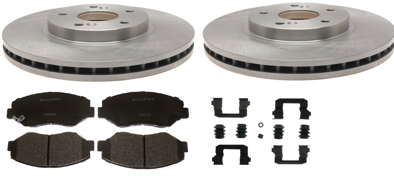 Front and Rear  Brake Disc Rotors Ceramic Pads Kit CR-V ACURA RDX 4 x 4