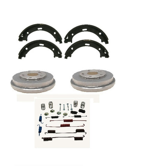 Brake Shoe Drum plus Hardware Rear Kit Set fits 2003-2008 Toyota Corolla