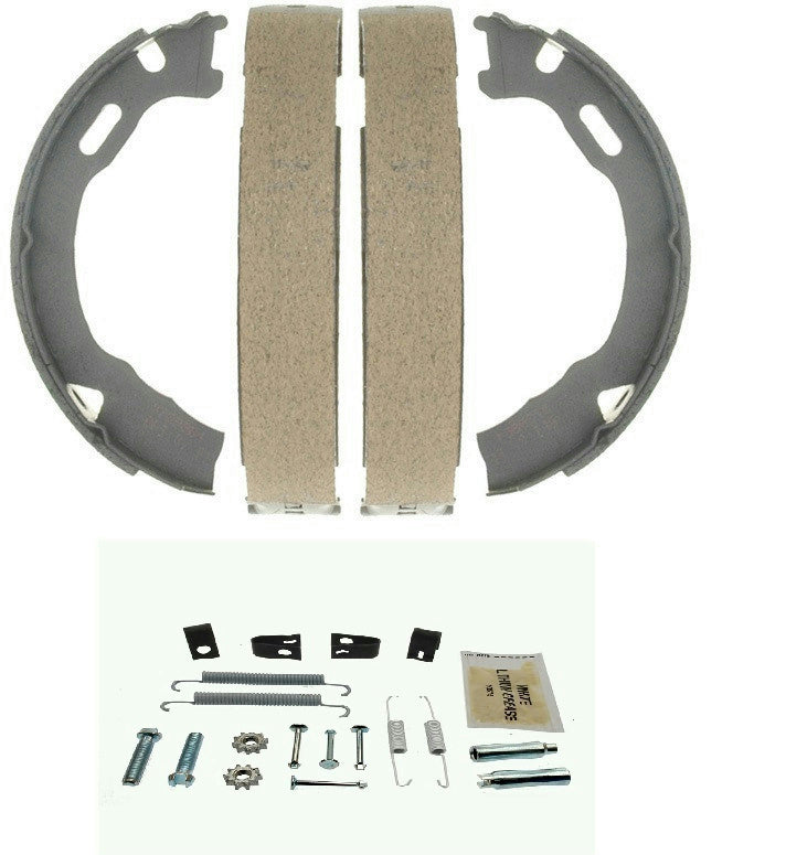 Parking brake shoe with spring kit Chevrolet truck 2002-2013 inc Silverado Tahoe