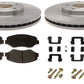 Rear Brake Rotors And Ceramic Pads 2005 2006 2007 2008 2009 2010 Honda Odyssey plus hardware