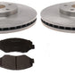 Brake Pad and Rotor kit Jeep Liberty  2003-2007ceramic pads and hardware REAR