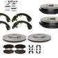 Scion Xa Xb 2004-2006 Brake Rotors & Ceramic Brake Disc Pads Drums Shoes Front