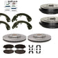 Ceramic Pads Rotor Drum Shoes spring 2000-2004 fits Xterra Frontier 4 x 4