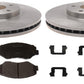 Brake Pad and Rotor kit Jeep Liberty  2003-2007ceramic pads and hardware REAR