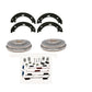 Brake Shoes Drums with Wheel Bearings Brake Hardware Ford Focus  2000-2008 Rear