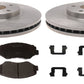 Front Rotor with Ceramic pads Fit VERSA and NOTE 2012-2019