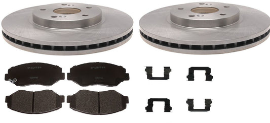 Rotor with Ceramic pads Fit  NV 200 Chevrolet City Express 2013-2018 FRONT