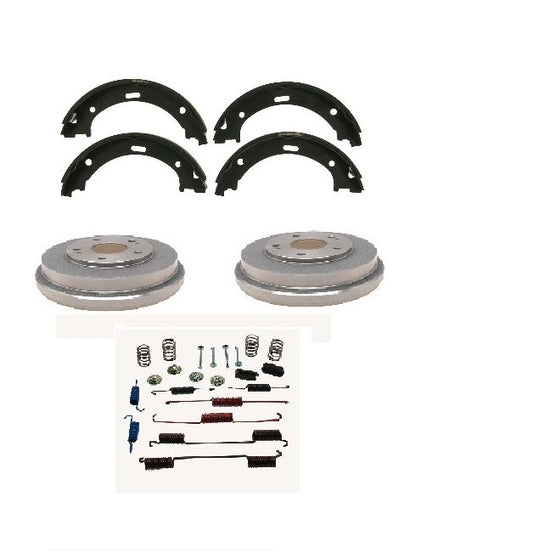 Brake shoe Drums and spring kit Fits Ford Focus 2012-2018 rear drum brakes
