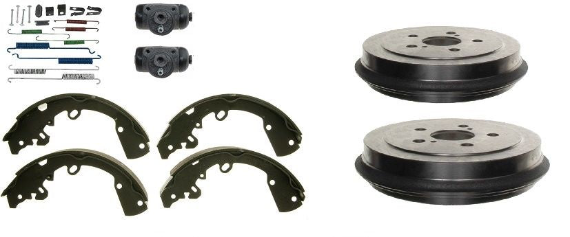 Brake shoe Drums Wheel cylinder and spring kit Fits Ford Focus 2012-2018