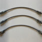 Brake Hose kit Fits Camaro Chevy II 1969 All 3 hoses Steel Braided Made in USA