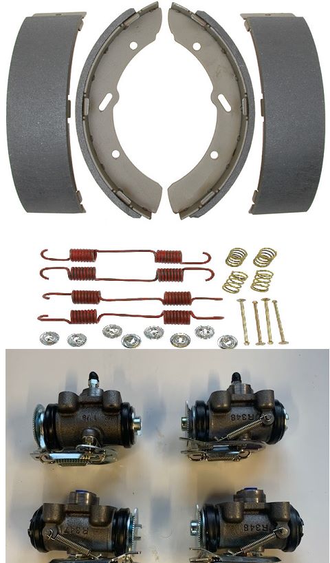 Brake shoe kit wheel cylinder springs Fits Mitsubishi FUSO FE FG 1990-2011 REAR