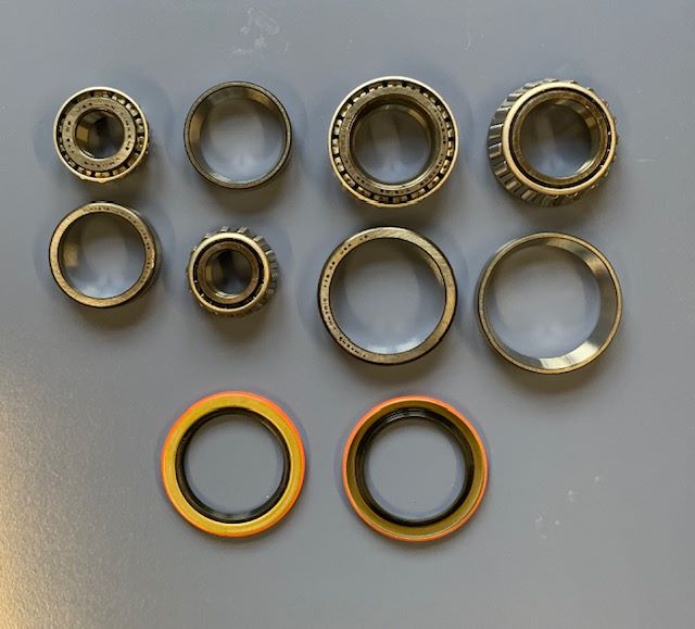 FRONT Wheel bearing and seal Ford Passenger 1955-1965 Timken Bearing Made in USA