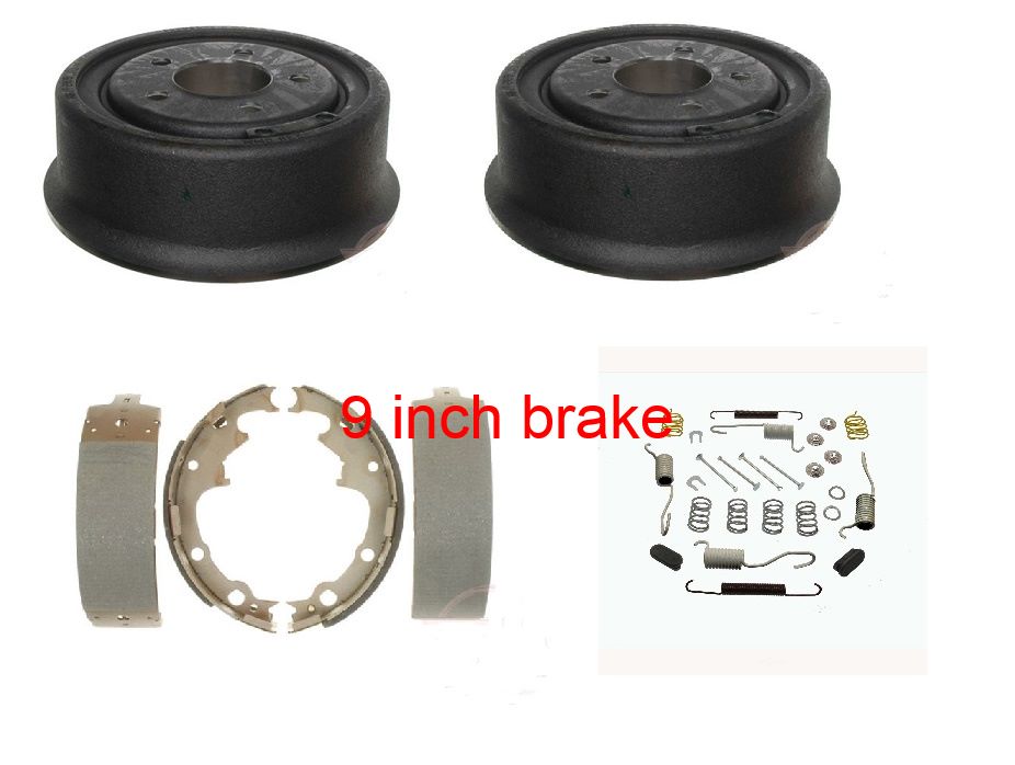 Brake Drum shoe and spring kit fit 1990-2006 Jeep Cherokee Wrangler 9 INCH brake