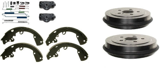 Brake Drum shoes Wheel cylinders and spring kit fits 1998-2008 Subaru Forrester