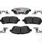 Brake Ceramic Pads Rotors Shoe Drums and Spring Kit Fits Ford Fiesta 2011-2019