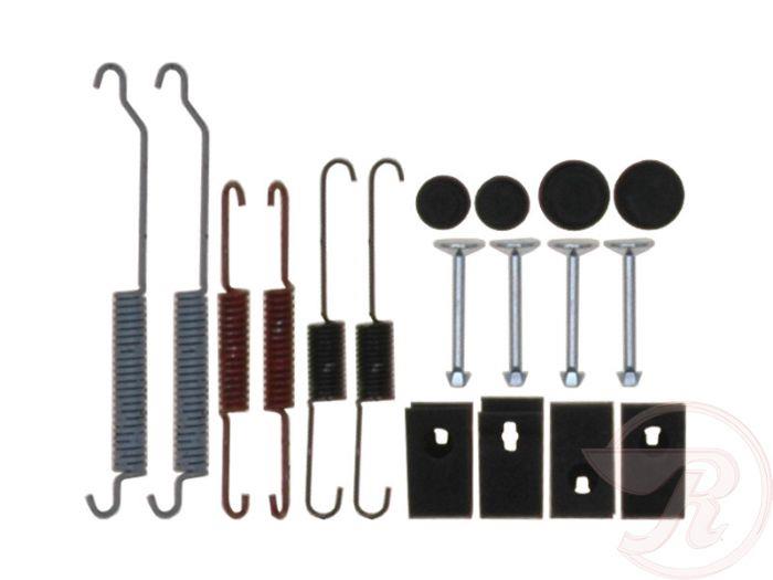 Brake Ceramic Pads Rotors Shoe Drums and Spring Kit Fit Honda Civic DX 2012-2015