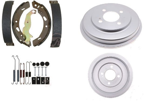 Brake Shoe Drums and Spring Kit Fits Ford Fiesta 2011-2020 REAR