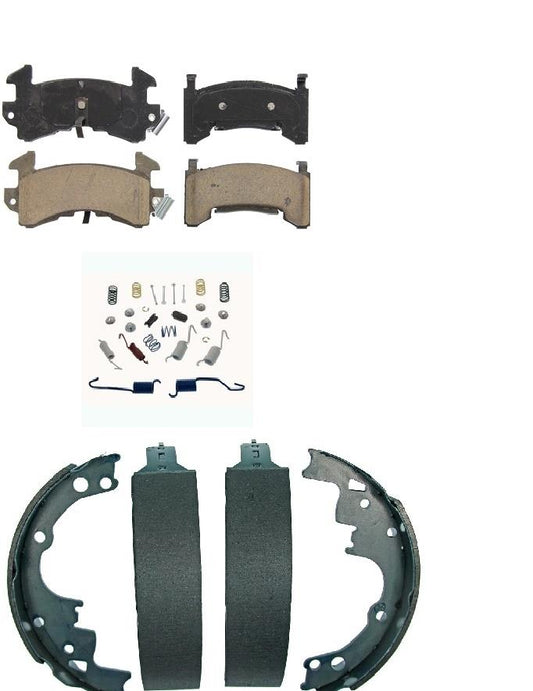 Brake Pads Shoes spring Kit Fits Camaro Malibu Monte Carlo S-10 1978-1983