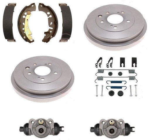 Brake kit fits Civic 2006-2015 DX & LX shoes drums wheel cylinders springs