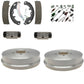 Brake Drum Shoes Wheel Cyl Spring Kit Fits Ford Escape Mercury Mariner 2008-2012