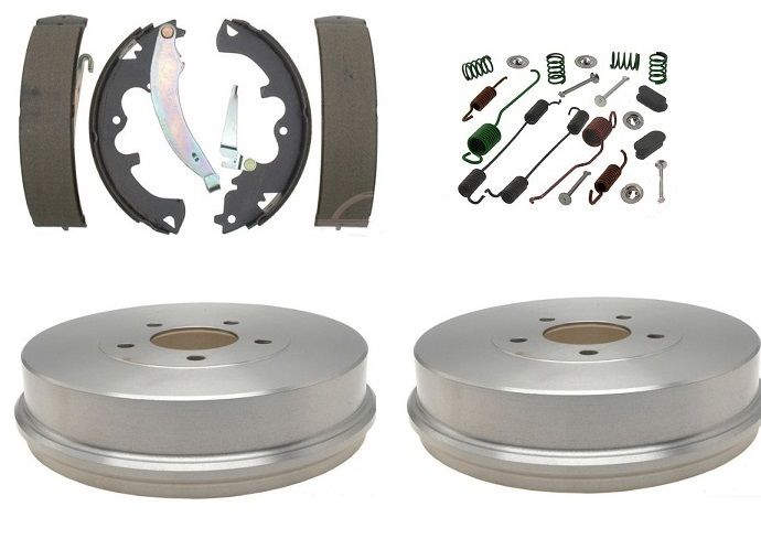 Fits Ford Escape Mercury Mariner Brake Drum Shoes and Spring Kit 2008-2012