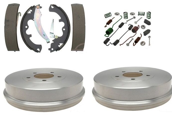 Brake Drum Shoes and Spring Kit Fits Ford Escape Mercury Mariner 2008-2012